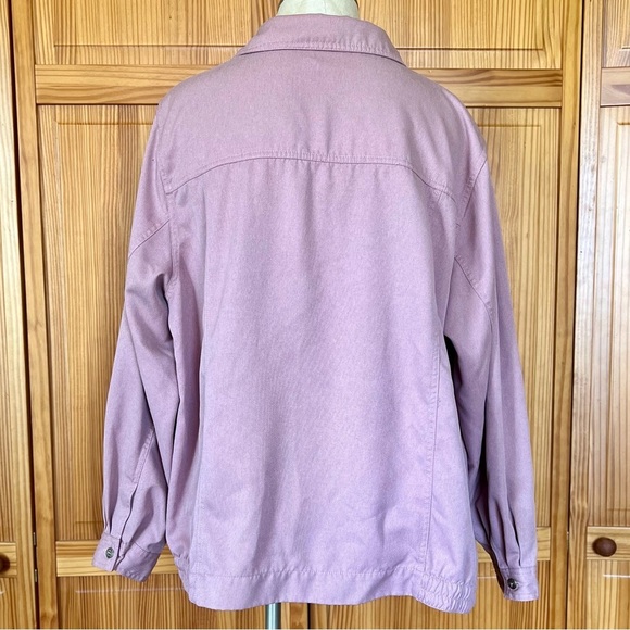Alfred Dunner 22W Dusty Pink Casual Lightweight Jacket Plus Size - Picture 4 of 6
